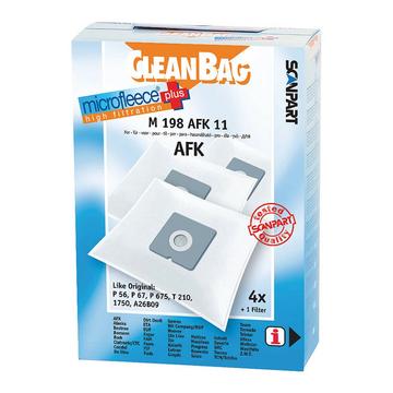 CLEANBAG Microfleece+ Staubbeutel AFK/Bestron/etc. 4+1