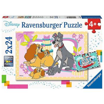 Puzzle Disneys liebste Welpen (2x24)