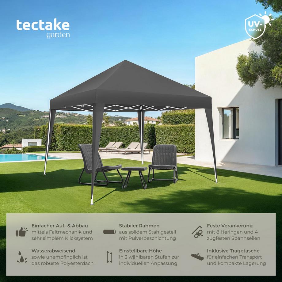 Tectake Gazebo  Linosa  3 x 3 m  