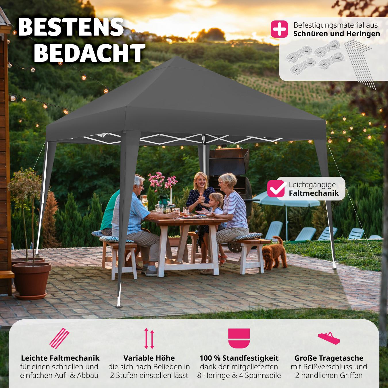 Tectake Gazebo pieghevole Linosa  