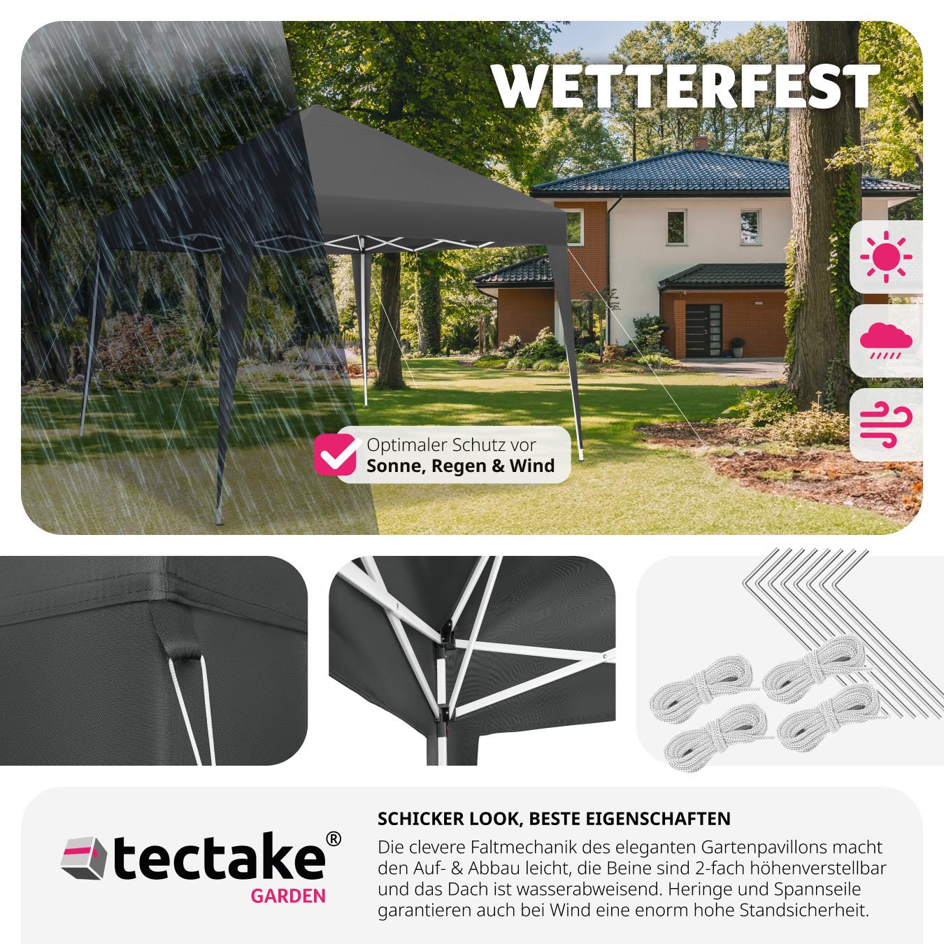 Tectake Gazebo pieghevole Linosa  