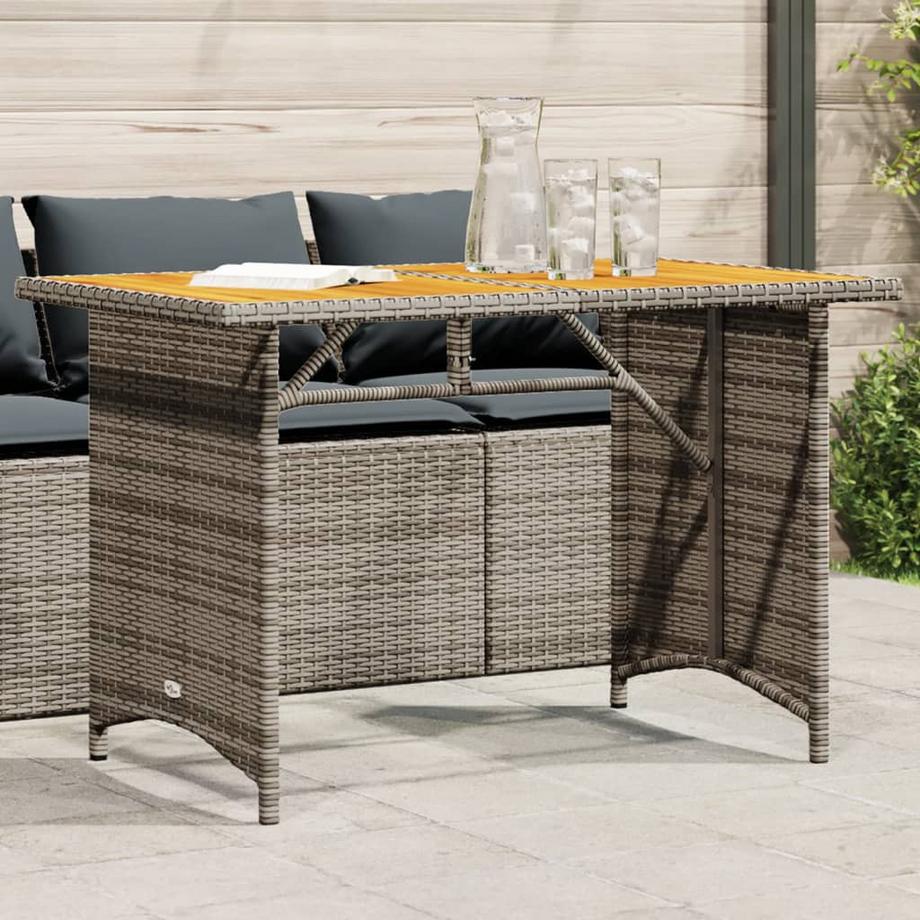 VidaXL Gartentisch poly-rattan  