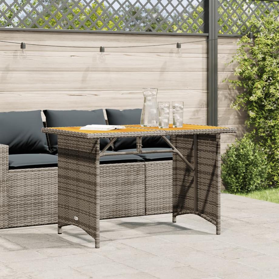 VidaXL Gartentisch poly-rattan  