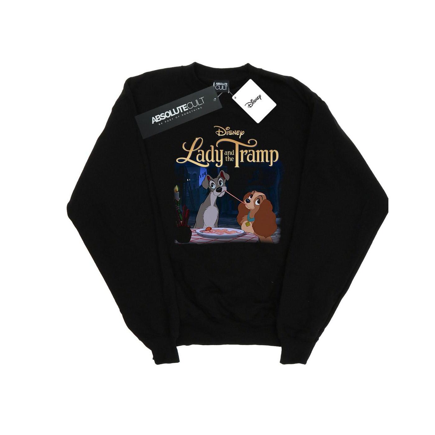Image of Lady And The Tramp Homage Sweatshirt Unisex Schwarz 128