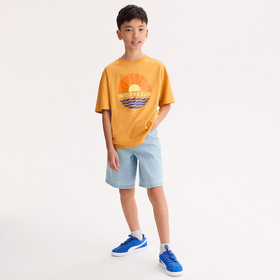 La Redoute Collections  T-Shirt mit Rundhalsausschnitt 