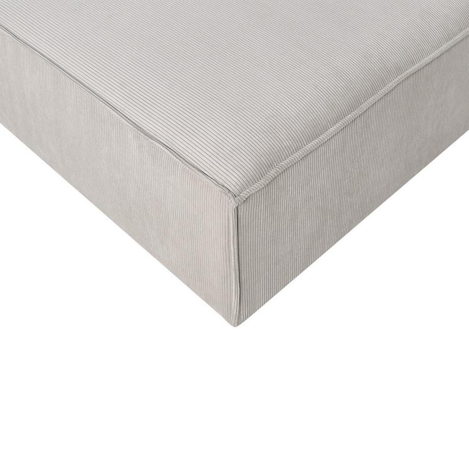 Beliani Ottomane aus Cord Minimalistisch ARDAL  