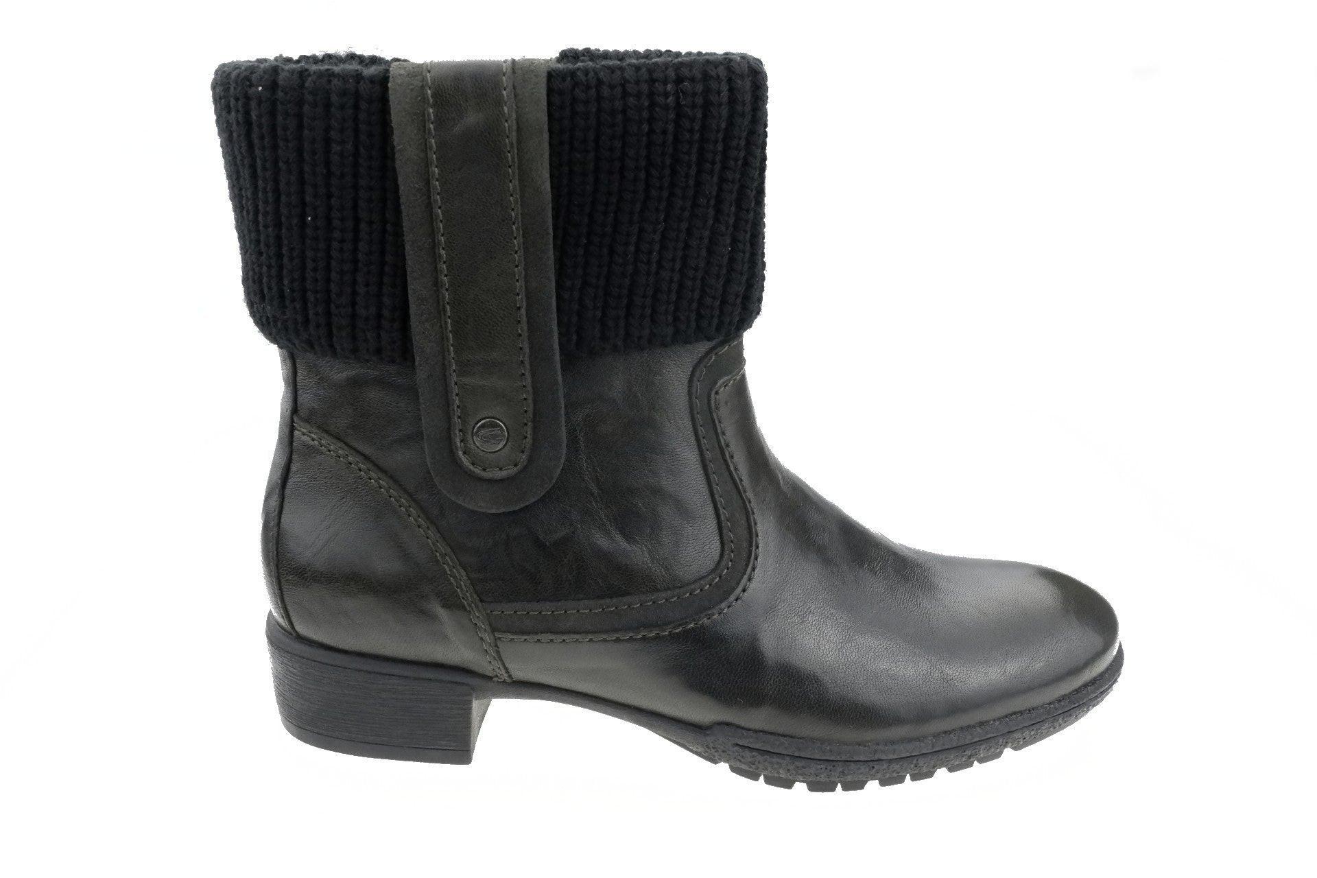 Image of - Leder Stiefelette Unisex Schwarz Leicht 40.5