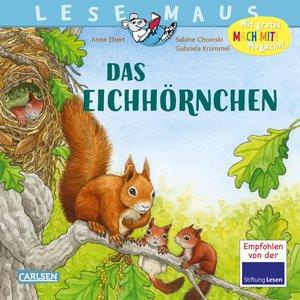 LESEMAUS 8: Das Eichhörnchen Ebert, Anne (Illustrationen) Gebundene Ausgabe 