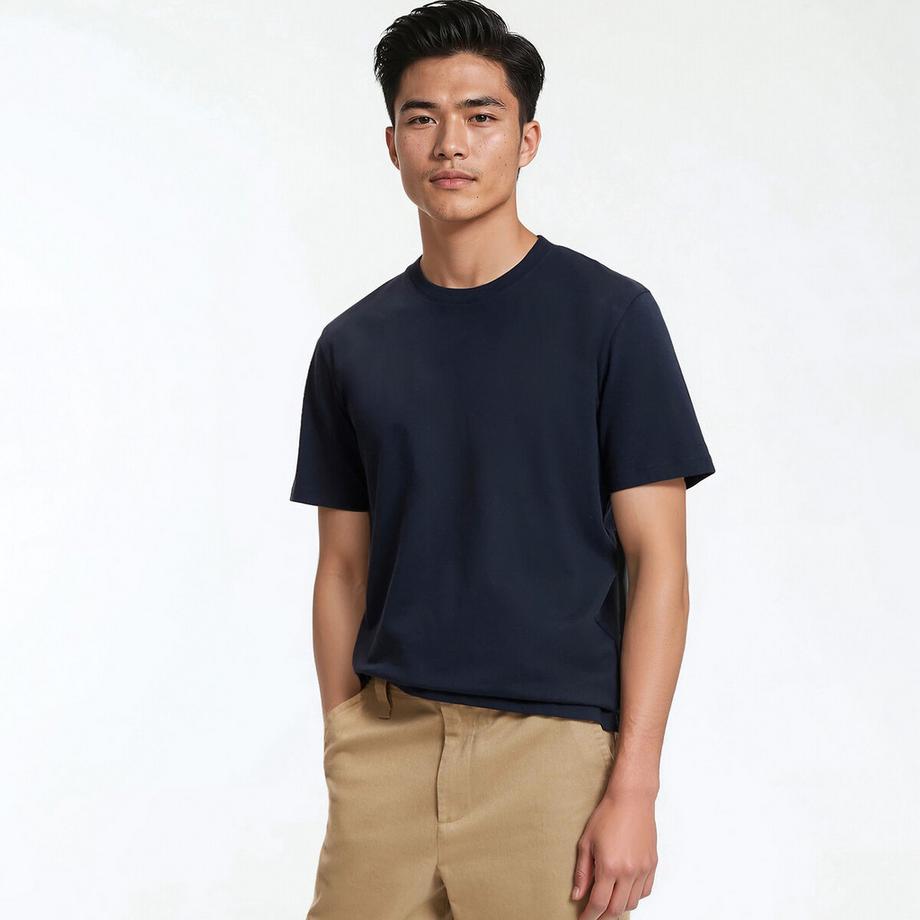 T-Shirt mit rundem Ausschnitt