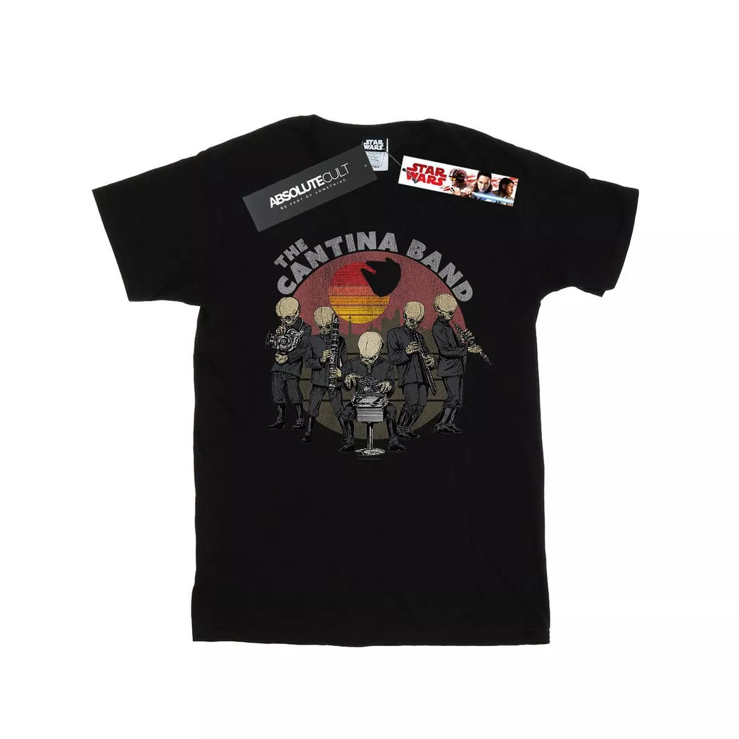 STAR WARS - Cantina Band TShirt, für Damen, Schwarz, Größe S