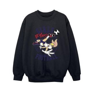 LOONEY TUNES  Girls Play Football Sweatshirt 