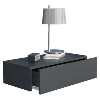 VCM Holz Wandschublade Nachtschrank Wandboard Schublade Konsole Nachttisch Usal M 60 cm  