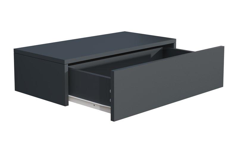 VCM Holz Wandschublade Nachtschrank Wandboard Schublade Konsole Nachttisch Usal M 60 cm  