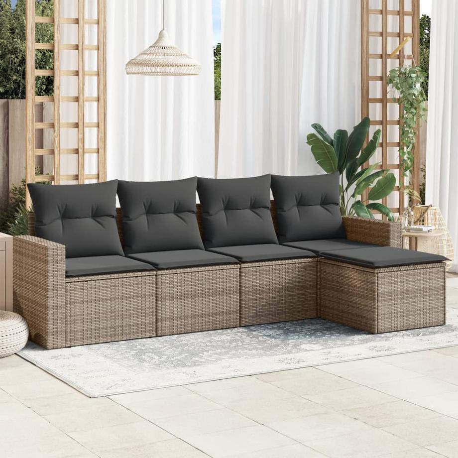 VidaXL Garten sofagarnitur poly-rattan  