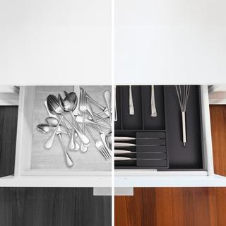 Northix Ausziehbarer Besteckkasten aus Bambus  