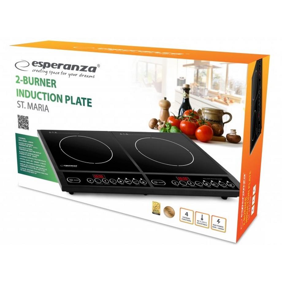 eStore Esperanza - Doppelte Induktionsplatte - 4000 W  