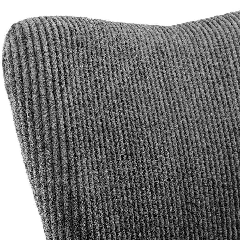Tectake Fauteuil HYGGE rembourré  