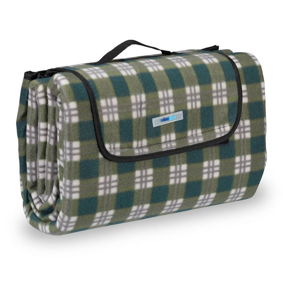 Northix  Picknickdecke 200 x 200 cm kariert 