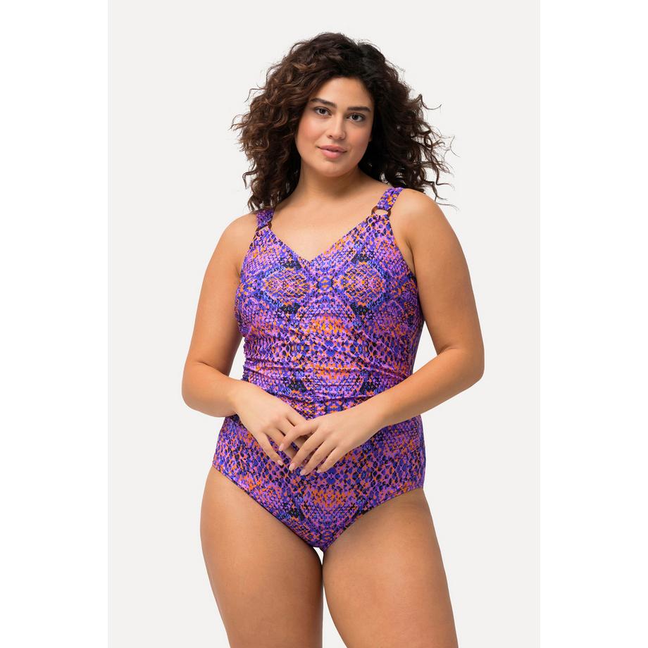 Ulla Popken Maillot de bain Fronces Bonnets Souples Anneaux Fantaisie  