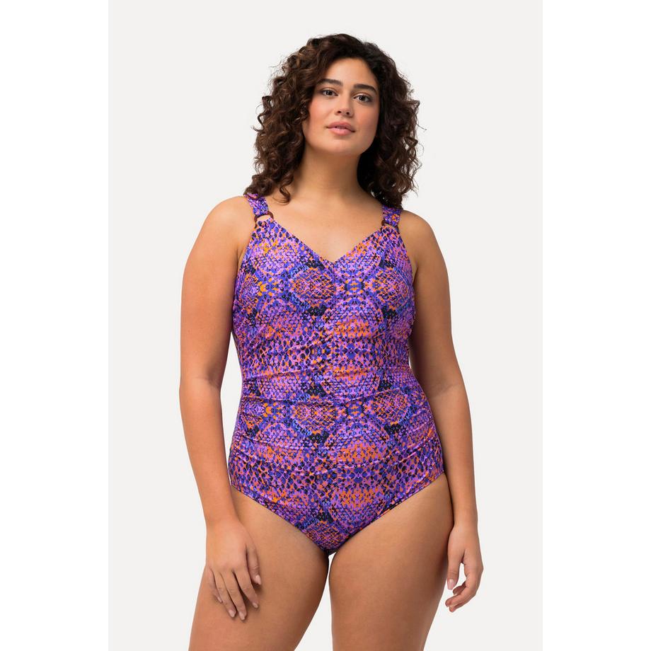 Ulla Popken Maillot de bain Fronces Bonnets Souples Anneaux Fantaisie  