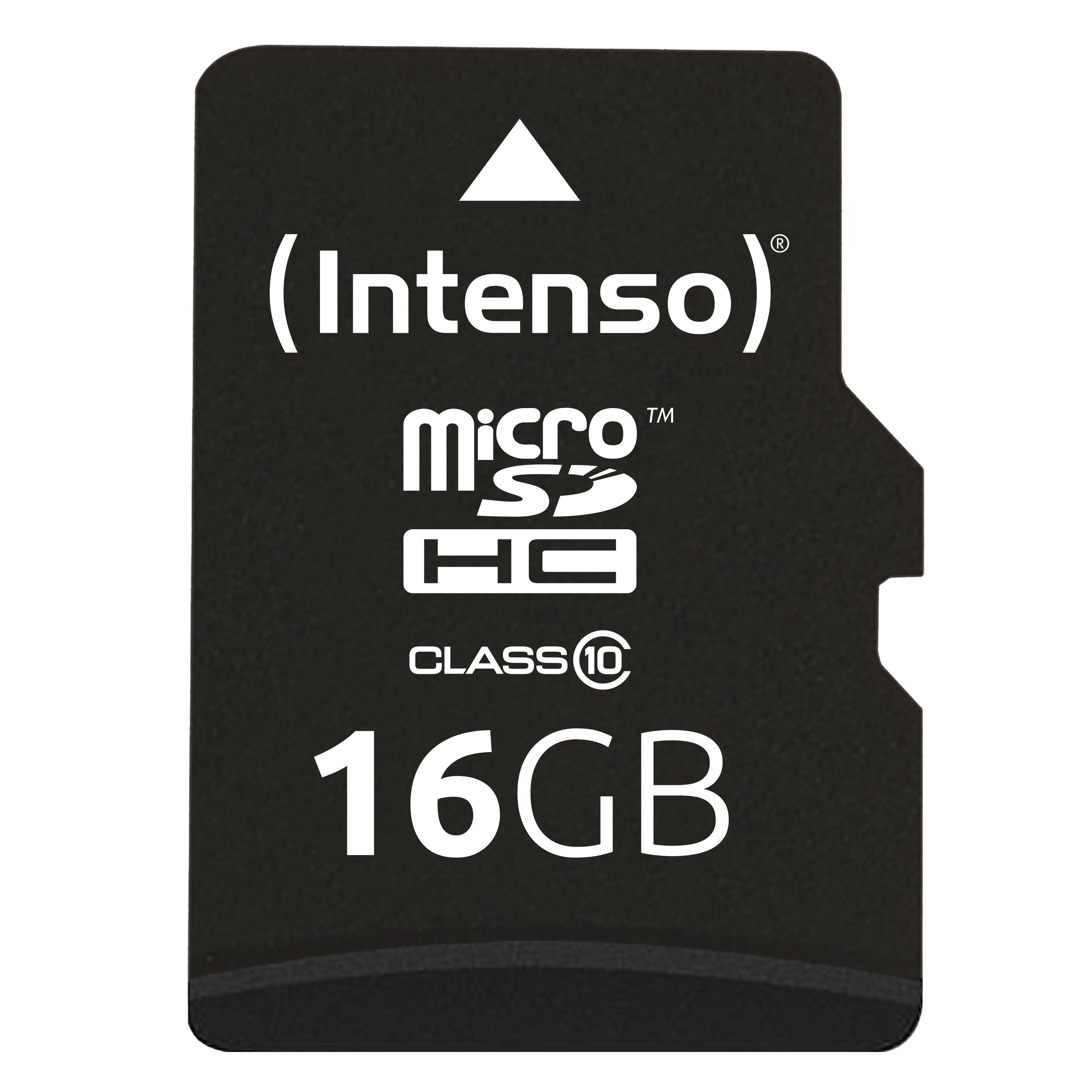 Intenso  INTENSO Micro SDHC Card 16GB 3413470 Class 10 