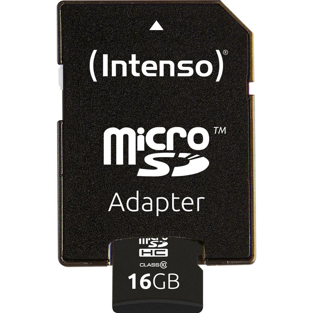 Intenso  INTENSO Micro SDHC Card 16GB 3413470 Class 10 