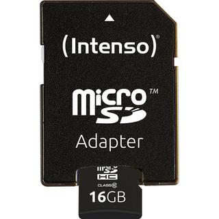Intenso  INTENSO Micro SDHC Card 16GB 3413470 Class 10 