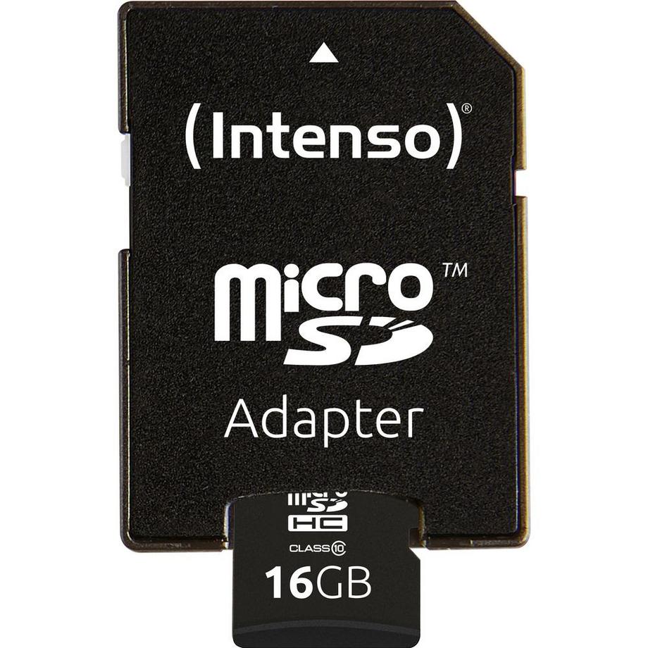 Intenso  INTENSO Micro SDHC Card 16GB 3413470 Class 10 