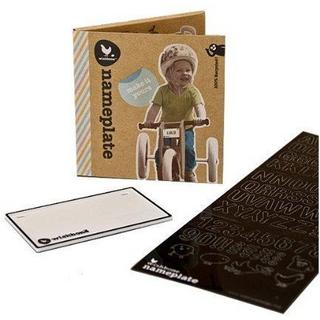 Wishbonebike  Namensschild für Whisbone Bike 
