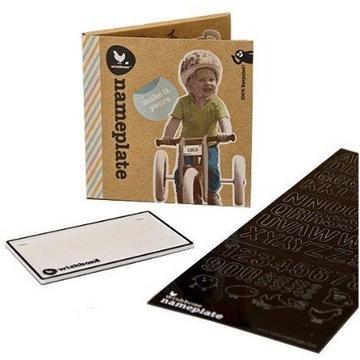 Namensschild für Whisbone Bike
