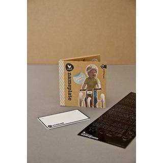 Wishbonebike  Namensschild für Whisbone Bike 