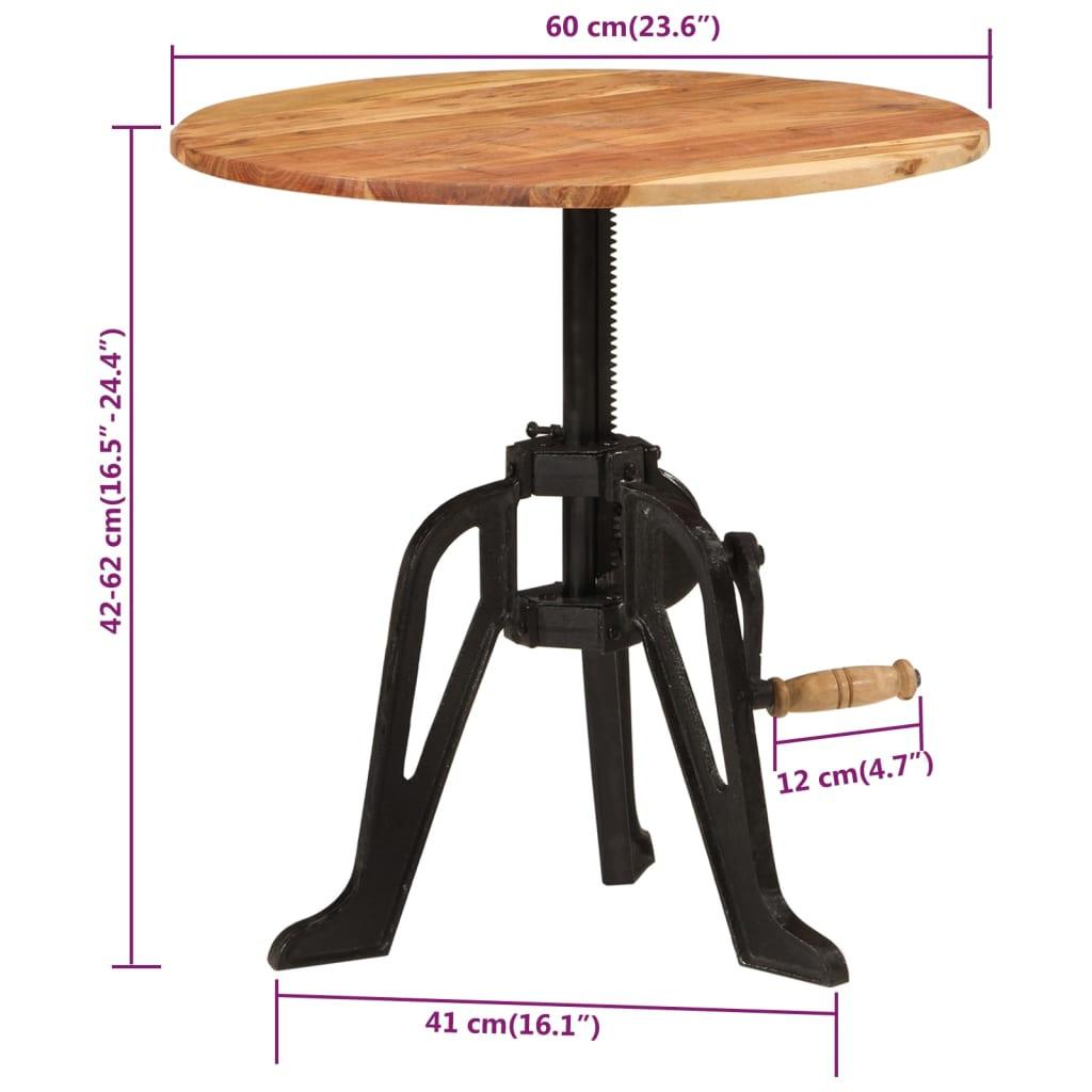 VidaXL Table d'appoint bois  