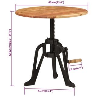 VidaXL Table d'appoint bois  