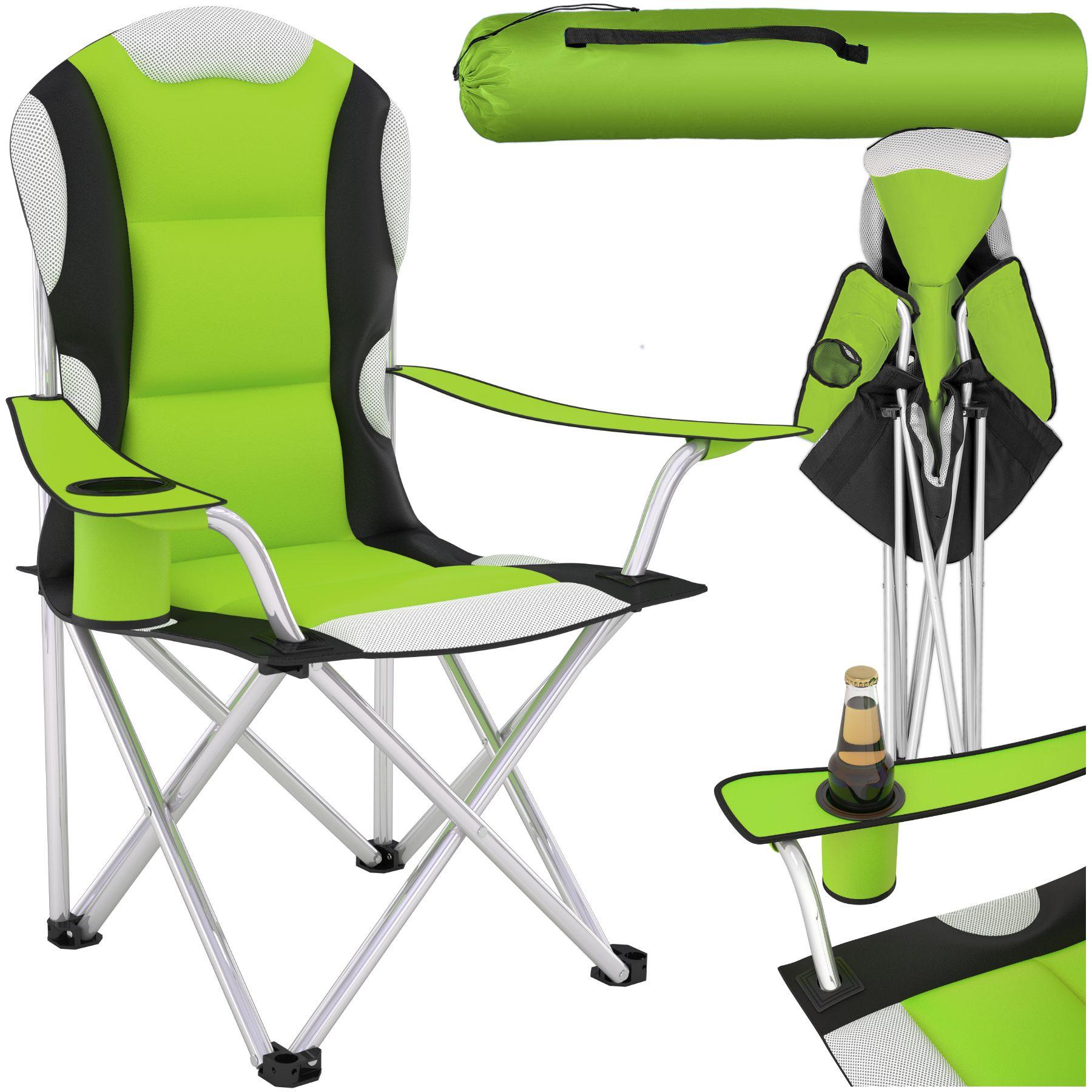 Image of Campingstuhl Mit Polsterung Unisex Grün 60 cm