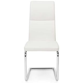 mutoni Chaise en porte-à-faux Thelma blanc  