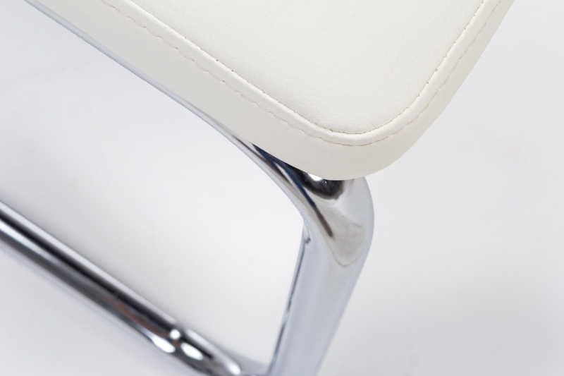 mutoni Chaise en porte-à-faux Thelma blanc  