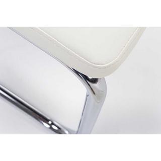 mutoni Chaise en porte-à-faux Thelma blanc  