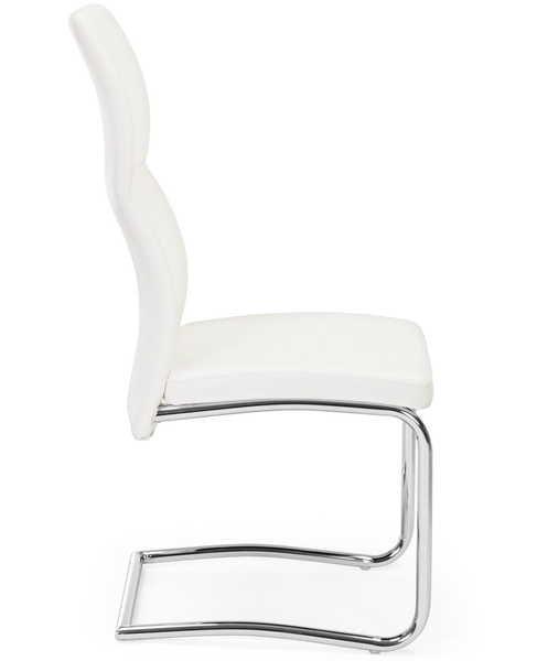 mutoni Chaise en porte-à-faux Thelma blanc  