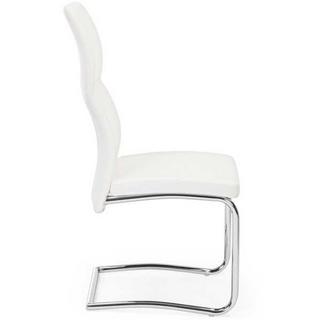 mutoni Chaise en porte-à-faux Thelma blanc  