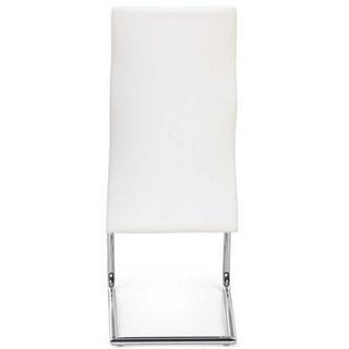 mutoni Chaise en porte-à-faux Thelma blanc  