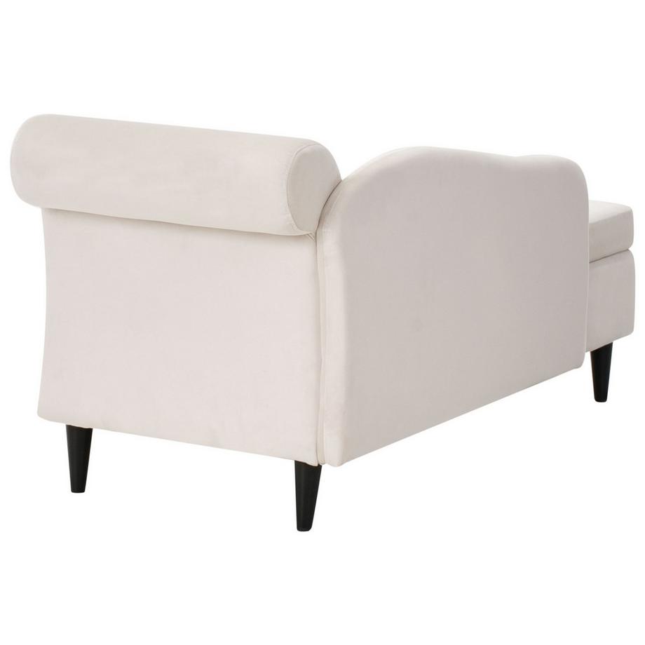 Beliani Chaise longue côté droit en Velours Glamour LUIRO  