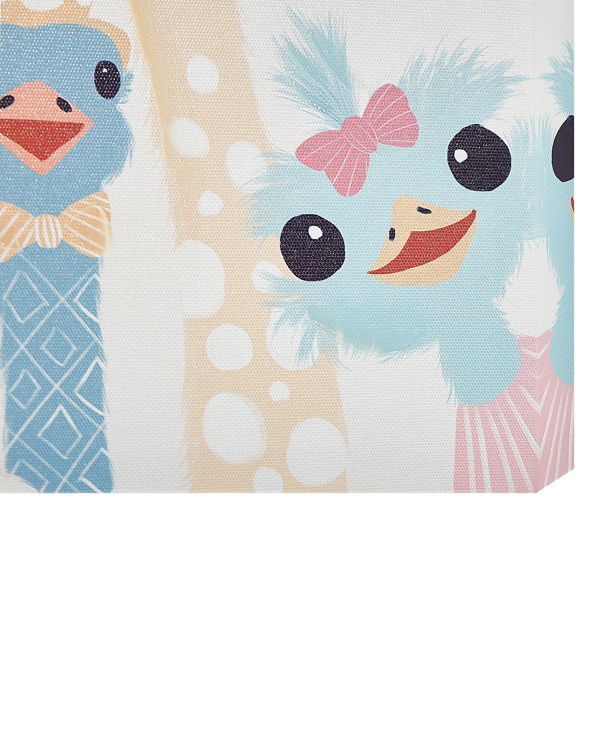 Beliani Lot de 3 toiles en Tissu Moderne TILLIA  