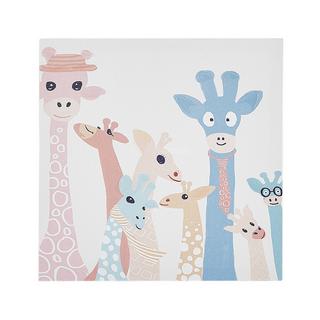 Beliani Lot de 3 toiles en Tissu Moderne TILLIA  