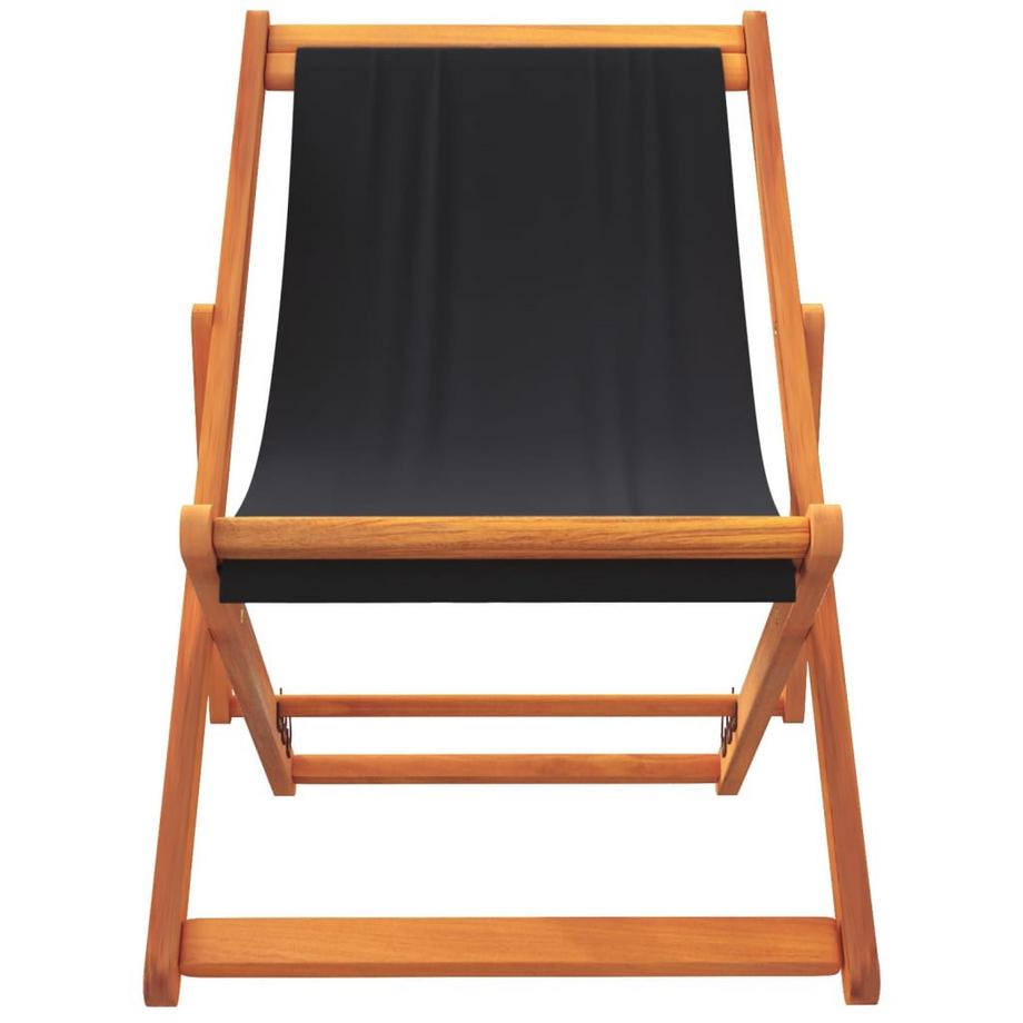 VidaXL Chaise de plage pliable tissu  