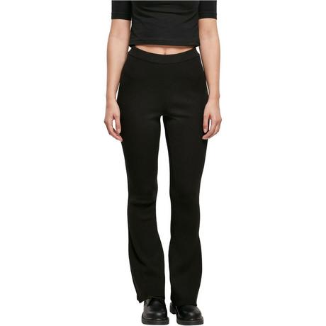 URBAN CLASSICS  legging für frauen urban claic rib knit bootcut 