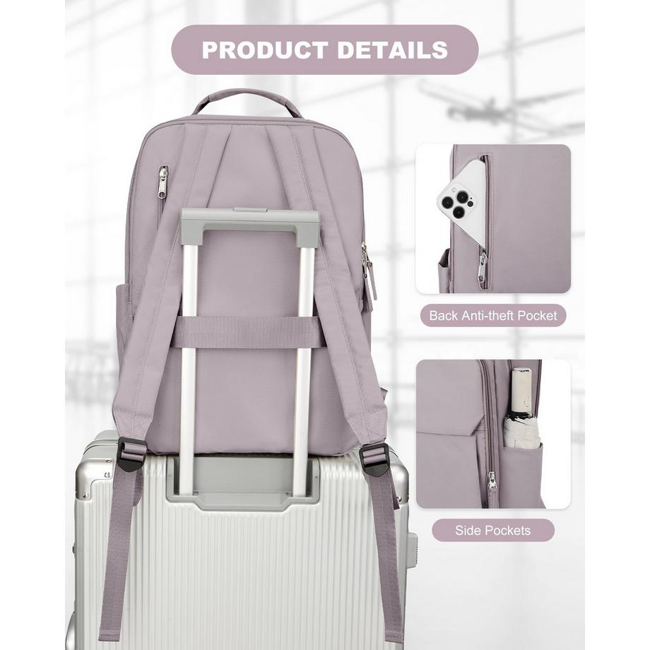 Only-bags.store Sac à dos élégant et étanche pour ordinateur portable Business  