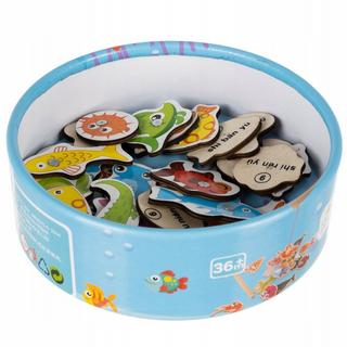 Gameloot  Jeux de poissons en bois - aimants - jouet pour enfants 