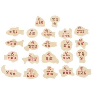 Gameloot  Giochi di pesce in legno - magneti - giocattolo per bambini 