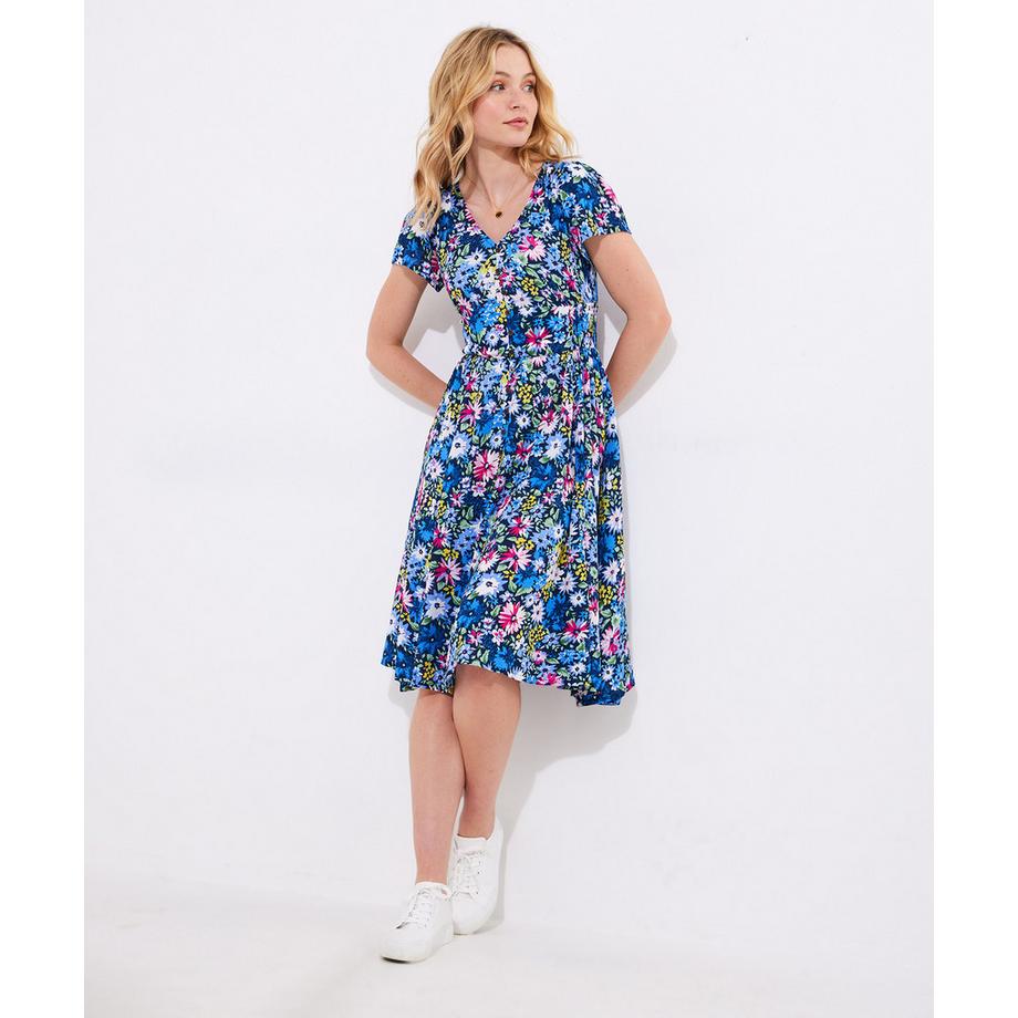 Joe Browns Florales Kleid mit geraffter Taille  