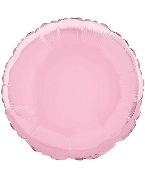 Image of Runder Folienluftballon Hellrosa